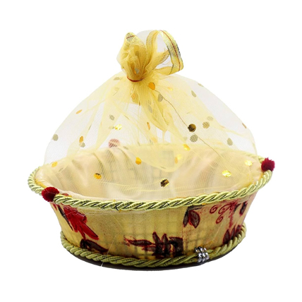 Gift Basket With Net Cover 10 Inch